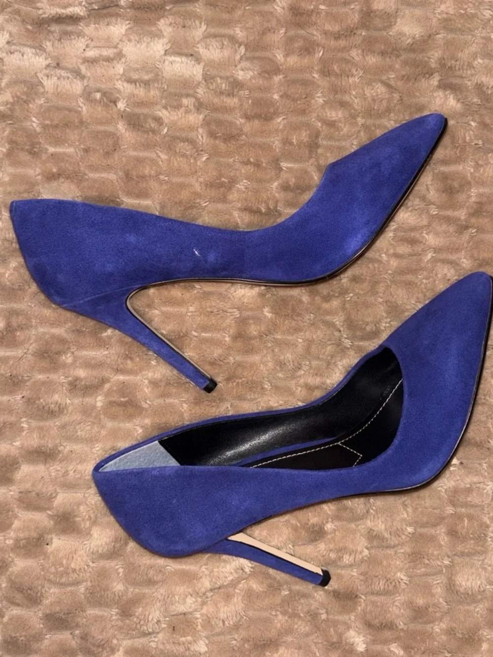 Charles By Charles David Suede Pointed-Toe Pumps in Blue